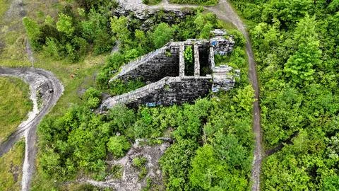 It's Now a Landmark - Split Rock Quarry - Syracuse, NY Foto stock