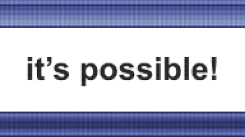It's possible! Stock Footage 65261255