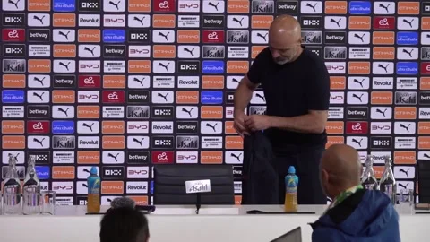It’s a ‘privilege’ to follow Pep Guardiola as Man City manager, says Enzo Mares Stock Footage 340409944