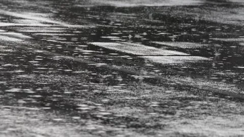 It's raining in the fall Stock Footage 143963822