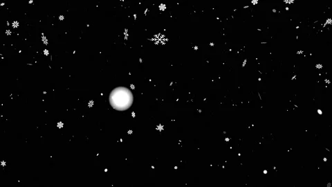 It's snowing CG animation Video stock 143227362