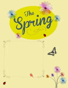Its Spring Time Illustrazione stock