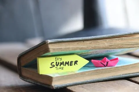 Its summer time creative concept. Stock Photos