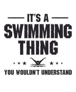 It's a Swimming Thing Stock Illustration
