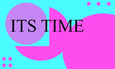 Its-time abstraction abstract background wallpaper Stock Illustration