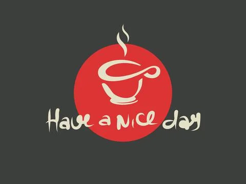 Its time for a coffee Stock Illustration