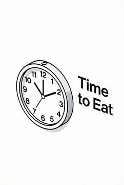 It's time to eat Stock Illustration