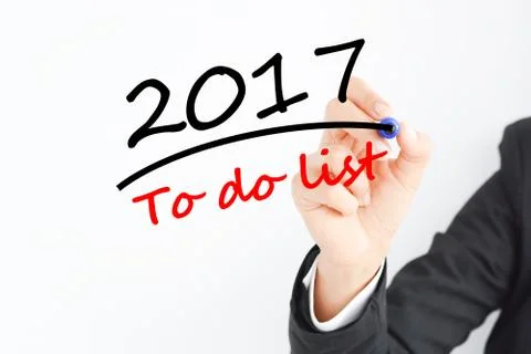 It’s time to make the “to do list” for 2017 Stock-Fotos