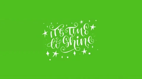 It's Time To Shine - QuickTime ProRes with Alpha Channel Stock Footage 138150474