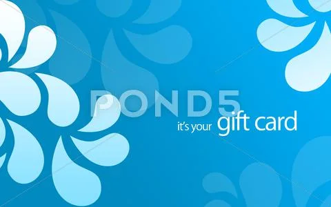 It's your gift card Stock Illustration