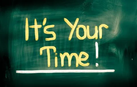 It's your time concept Stock-Illustration