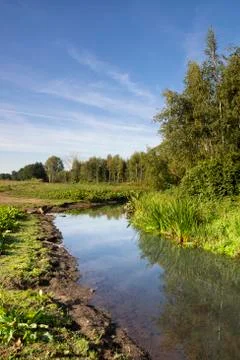 The Itterbeek river Stock Photos