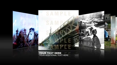 cover flow after effects template free download