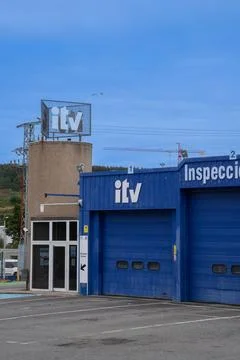 Itv building offering vehicle technical inspection services in Spain Stock Photos