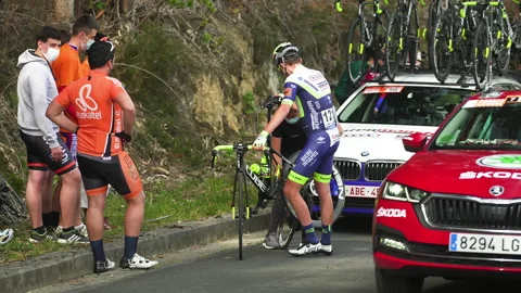 Itzulia Basque Country, cycling Stock Footage 152035658