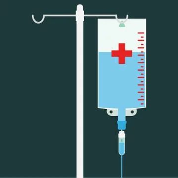 IV bag icon Stock Illustration