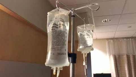 IV Bag Medication  Stock Footage 136358204