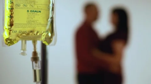 IV Container Close-up Stock Footage 89079367