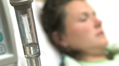 IV Drip and Patient Stock Footage 448005