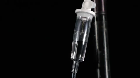 IV Drip Chamber Static Shot 库存影片 153002380