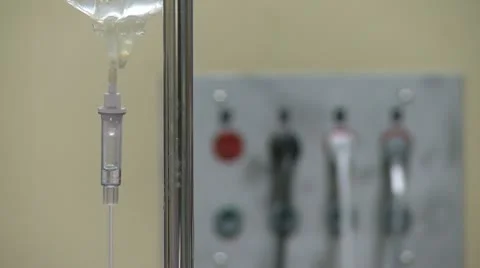 IV drip during surgery (1 of 8) Stock Footage 10711986