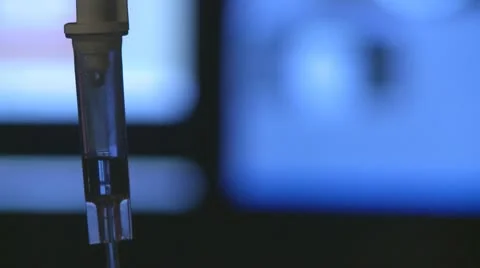 IV drip during surgery (3 of 8) Stock Footage 10712461