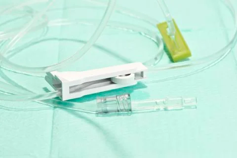 IV Drip Rate Adjuster Stock Photos