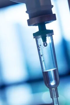 Iv drip, saline solution, saline drip Fotos de archivo
