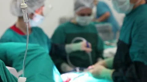 IV  Drip at the surgery HD 1080p Video stock 10895648