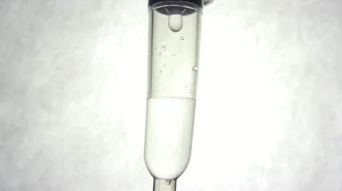 IV Drip White Background Video stock 12316480