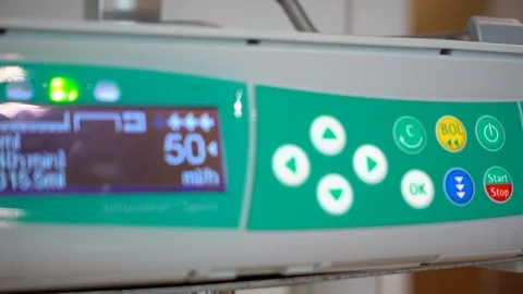 IV machine. Stock Footage 93494707