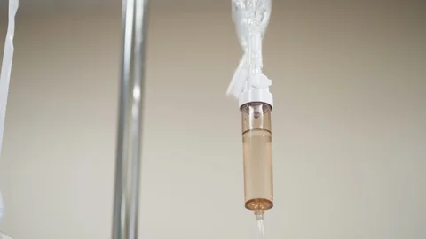 IV medication drip Stock Footage 125783366