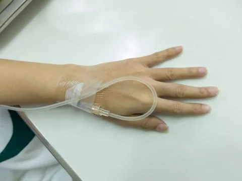 IV solution Stock Photos