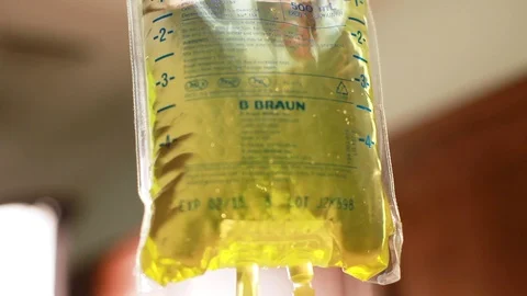 IV therapy Container Stock Footage 89079788
