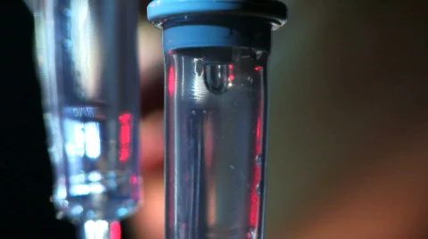 IV Tube Drip HD Stock Footage