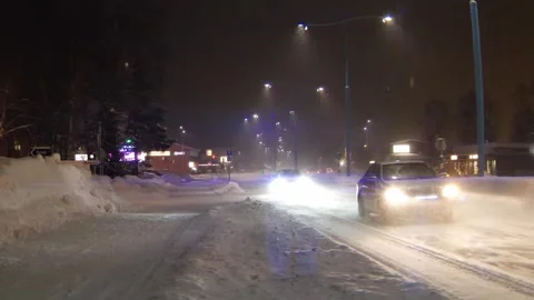 Ivalo anamorphic crop Stock Footage 242607790