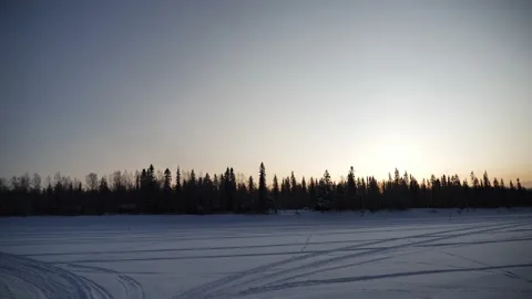Ivalo river landscape Stock Footage 159241024