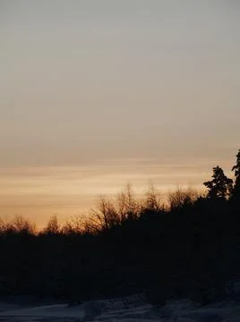 Ivalo Sunset Stock Photos
