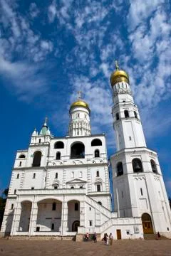 Ivan The Great Bell Tower in the Kremlin, Moscow Stock Photos