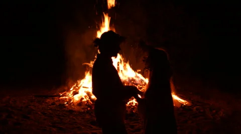 Ivan Kupala night in Belarus Stock Footage 51977663
