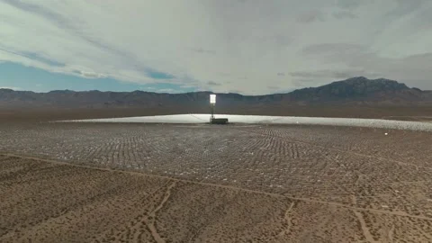 Ivanpah Solar Farm Stock Footage 282769317