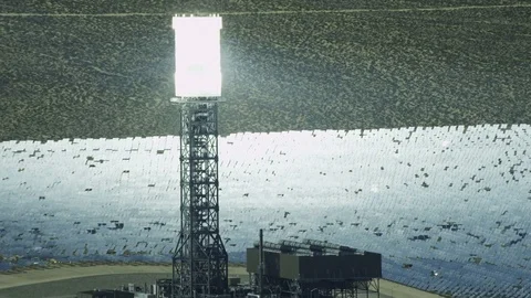 Ivanpah Solar Power Facility 1 Stock Footage 77747507