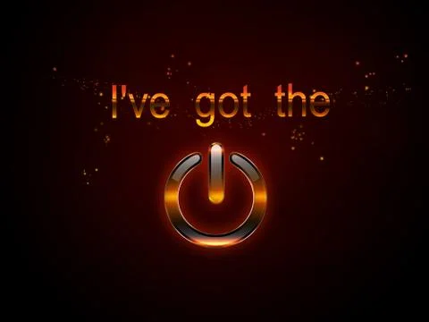 I've got the power Stock Illustration