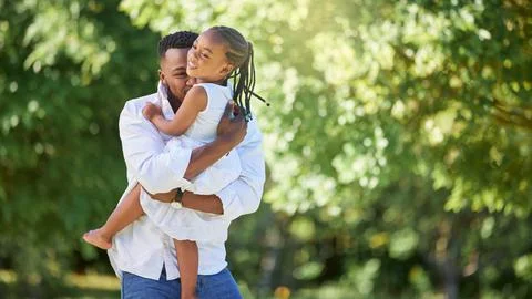 Ive never felt a love more unconditional. a man and his daughter spending the Stock Photos