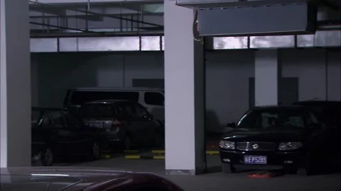 Iveco in underground garage Stock Footage 235279377