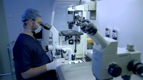 IVF 11 - In-vitro fertilisation Stock Footage 24263794