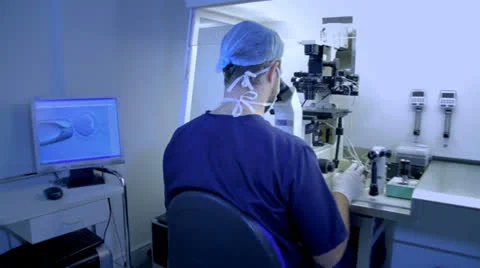 IVF 14 - In-vitro fertilisation Stock Footage 24311932