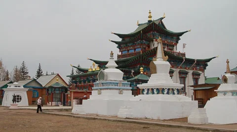 Ivolginsky datsan 動画素材 32350147