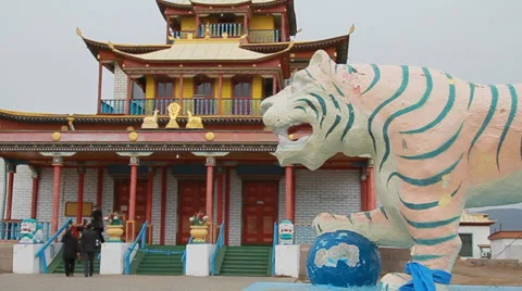 Ivolginsky datsan Stock Footage 32350163