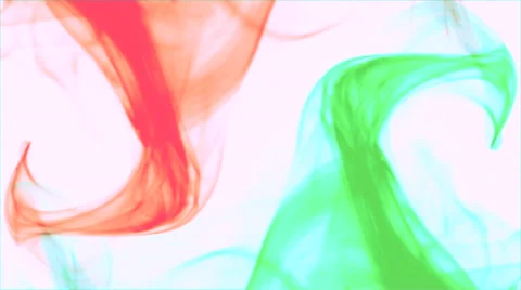 Ivorian flag formed with orange, green smoke white background - Côte d'Ivoire Stock Footage